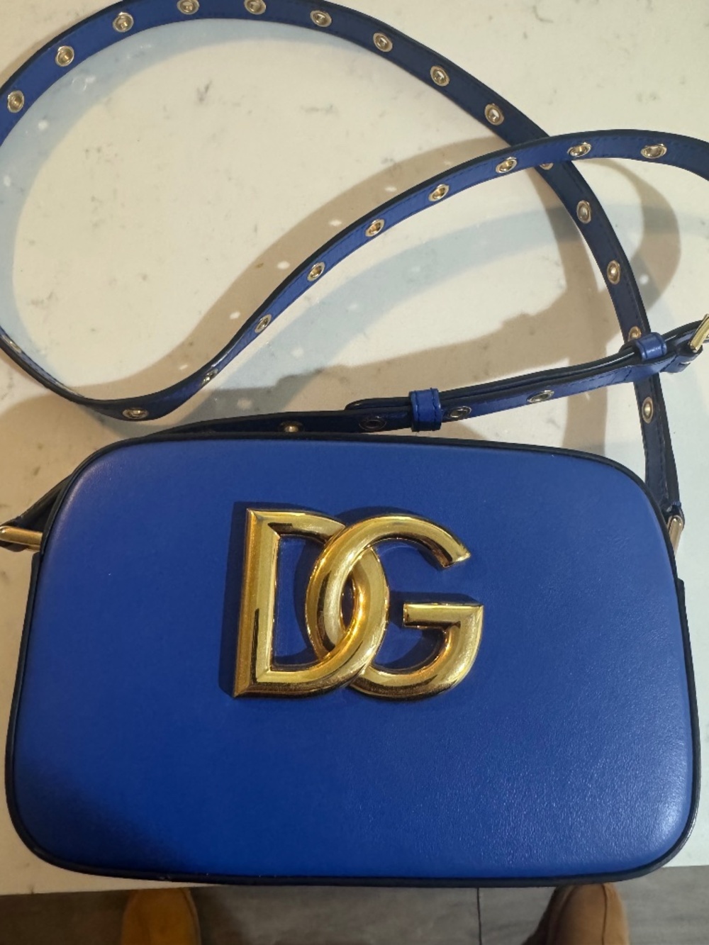 Blue DG crossbody bag